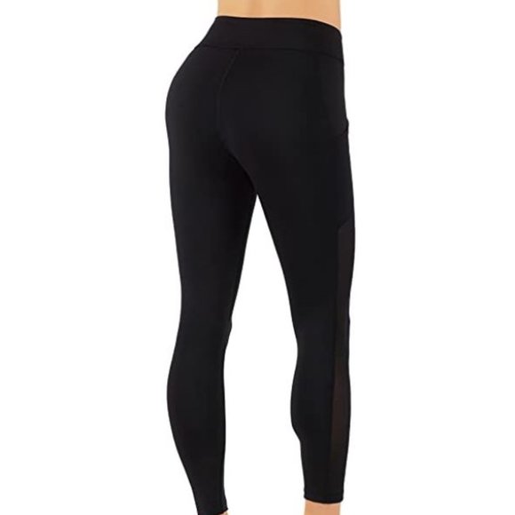Yoga leggings with side mesh pockets - Picture 3 of 4